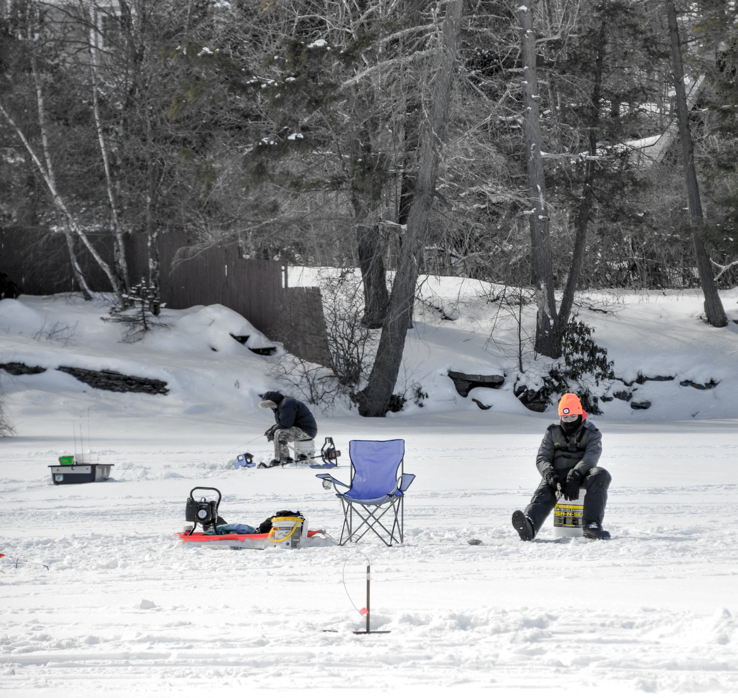More than 400 folks showed up for the 2021 King of the Ice tournament, fishing alone or in groups, at Bethel, NY last Sunday, raising money for the Sullivan County Conservation Club.